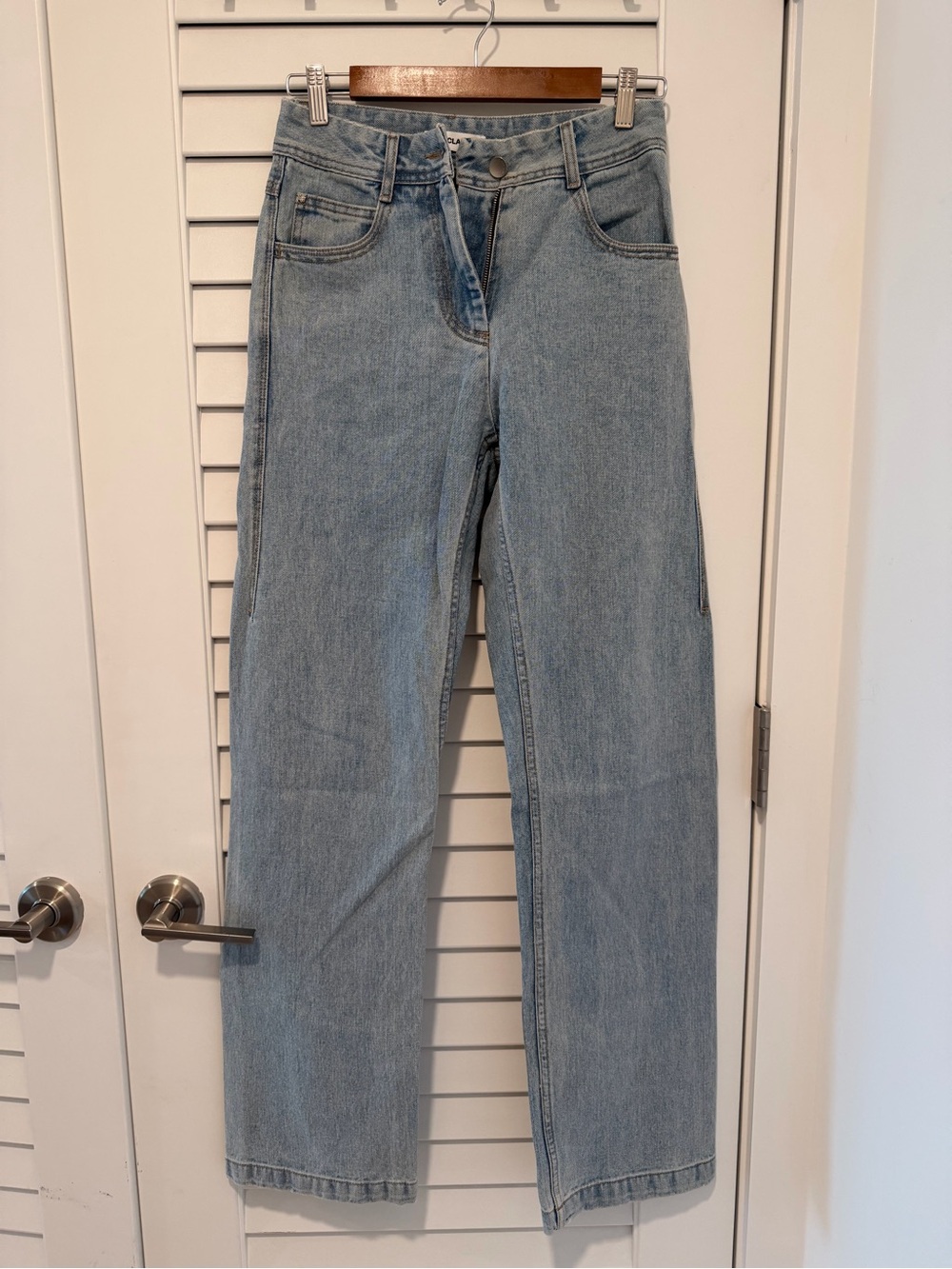 Low Classic Pale Blue Straight Leg Jeans for Women